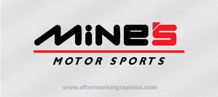 Mine's Motorsports Decals - Pair (2 pieces)